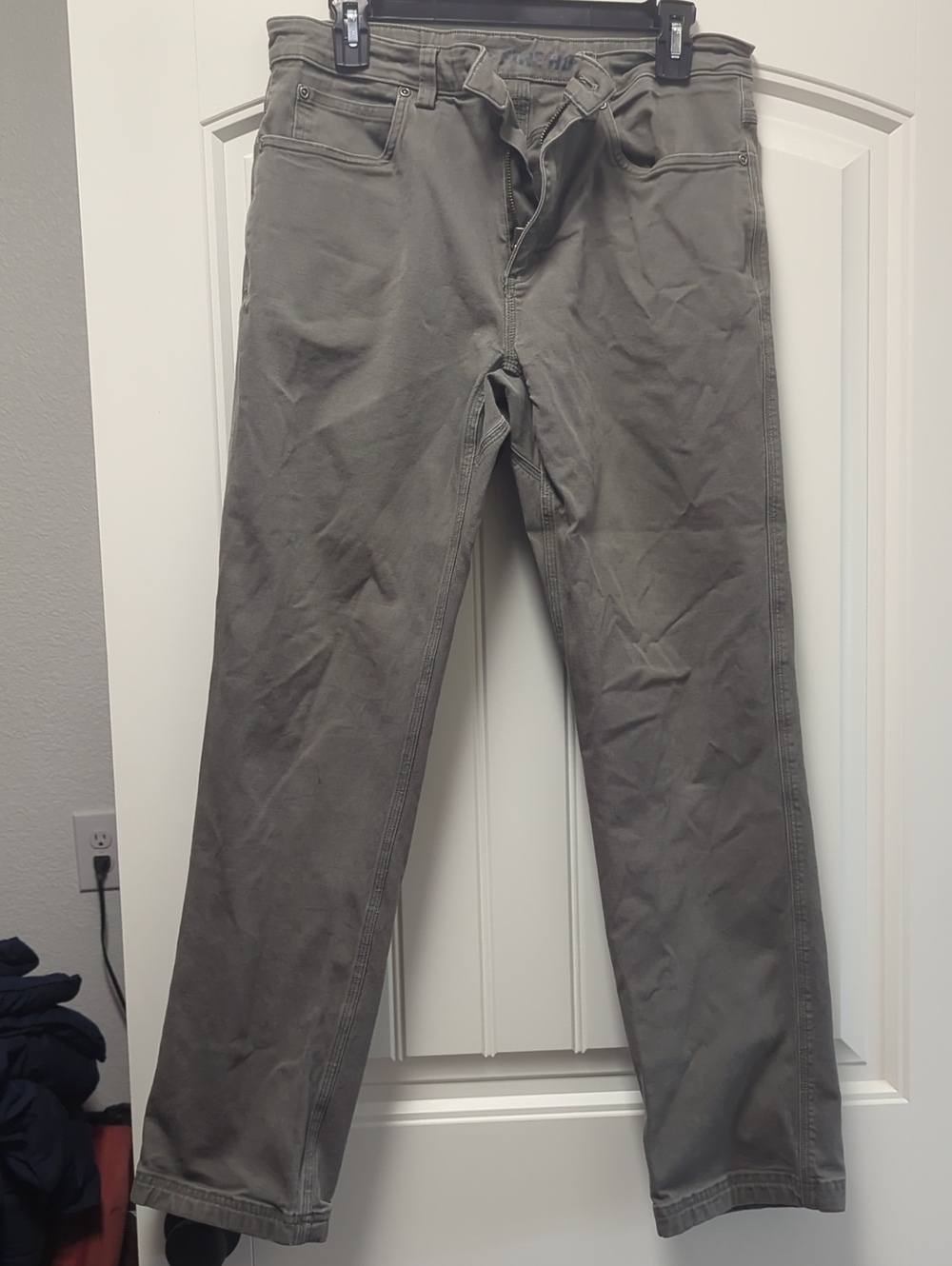 Duluth Trading Co Grey Flex Fire Hose Pants